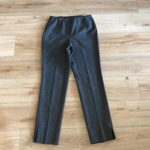 J. Jill Charcoal Pull On High Waisted Ponte Slim Leg Trousers Size XS